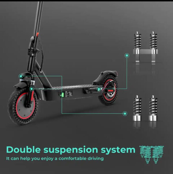 Trottinette électrique i9Max pour adulte, 35km/ h. 40km d’autonomie. Trottinette pliable. 500W - Image 4